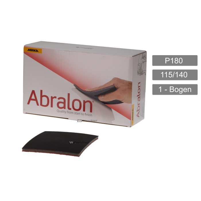 1 x Abralon 115/140 - P 180 Handpad Schleifpad Vlies
