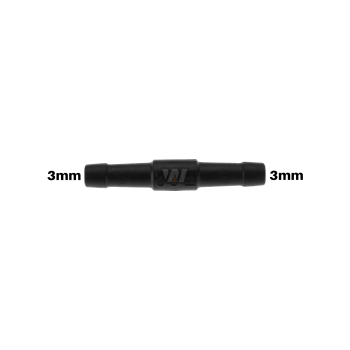 WamSter® I Schlauchverbinder Pipe Connector 3mm Durchmesser