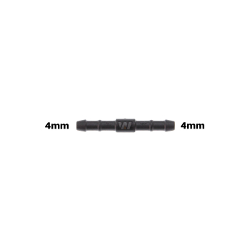 WamSter | Schlauchverbinder Pipe Connector 4mm Durchmesser