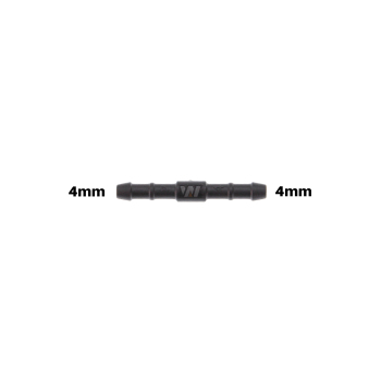 WamSter® I Schlauchverbinder Pipe Connector 4mm Durchmesser