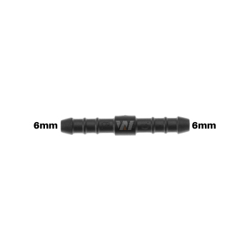 WamSter® I Schlauchverbinder Pipe Connector 6mm Durchmesser