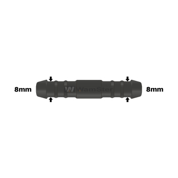 WamSter® | Schlauchverbinder Pipe Connector 8mm...