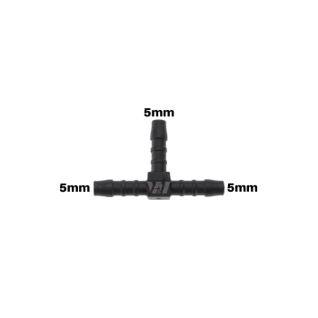 WamSter t hose connector t-piece Pipe Connector 5 mm...
