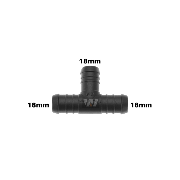 WamSter t hose connector t-piece Pipe Connector 18 mm diameter