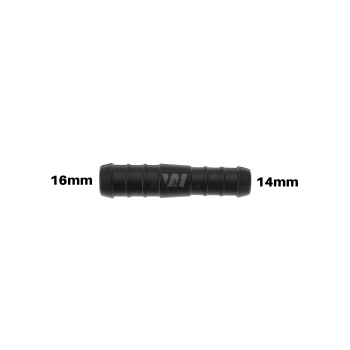 WamSter® | Schlauchverbinder Pipe Connector Reduziert 16mm 14mm Durchmesser