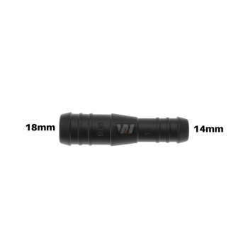 WamSter® I Schlauchverbinder Pipe Connector reduziert 18mm 14mm Durchmesser