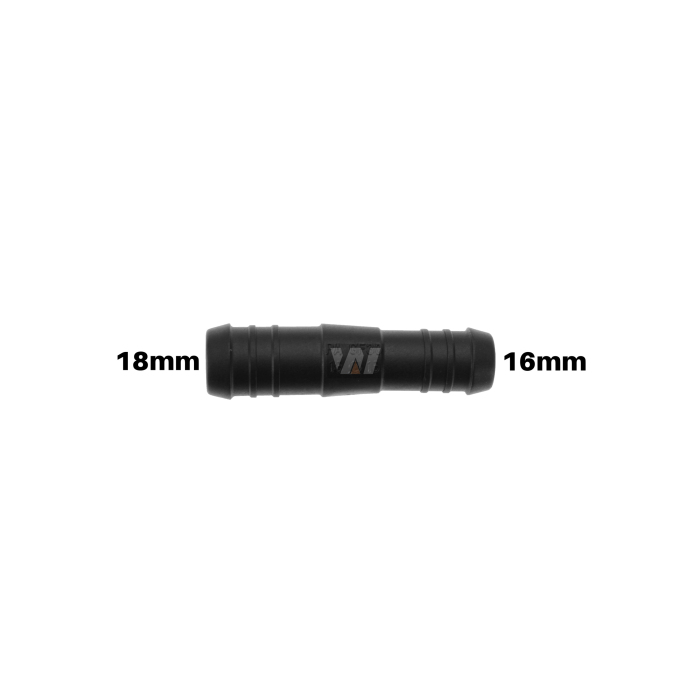 WamSter® I Schlauchverbinder Pipe Connector reduziert 18mm 16mm Durchmesser