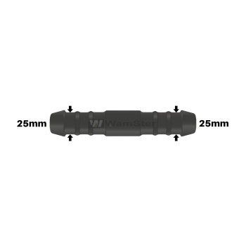 WamSter® | Schlauchverbinder Pipe Connector 25mm Durchmesser