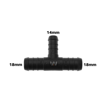 WamSter t hose connector t-piece Pipe Connector 18 mm 18 mm 14 mm diameter