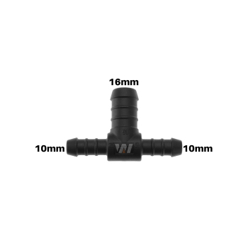WamSter t hose connector t-piece Pipe Connector 10 mm 10...