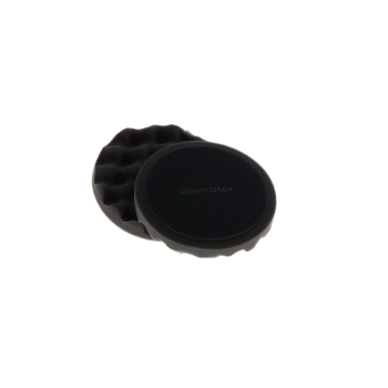 WamSter Polierschwamm schwarz weich Waffel d150mm/25mm