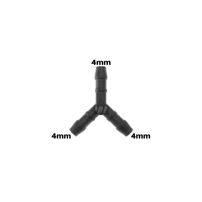 WamSter® Y Schlauchverbinder Pipe Connector 3mm Durchmesser, 1,00 €