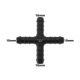 WamSter® X Schlauchverbinder Kreuz Pipe Connector 10mm Durchmesser