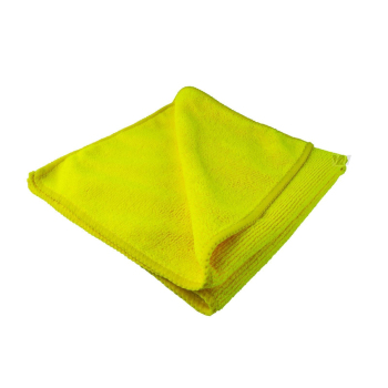 Microfibre cloth 40 x 40 cm yellow extra heavy 310g/m2