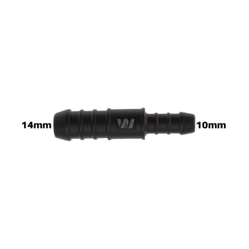 WamSter® | Schlauchverbinder Pipe Connector Reduziert 14mm 10mm Durchmesser