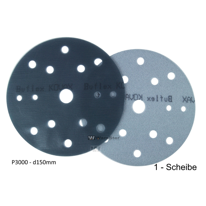 Kovax Buflex Black p3000 d150 Foil Disc Dry Grinding 15-Hole
