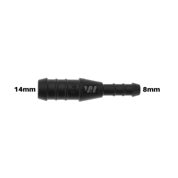 WamSter® I Schlauchverbinder Pipe Connector reduziert 14mm 8mm Durchmesser