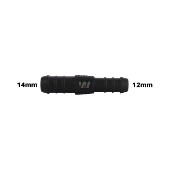 WamSter® I Schlauchverbinder Pipe Connector reduziert 14mm 12mm Durchmesser