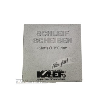 KA.EF.  d150 mm - P100 - KFS - 8+1 Loch Klett Schleifscheibe