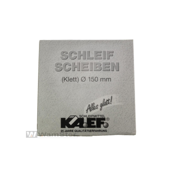 KA.EF. d150 mm - p 320 - kfs - 8+1 hole velcro grinding...