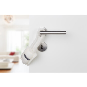 LOOFS-Design door pinch protection doorstop door cord doorboy doorstop small cream white