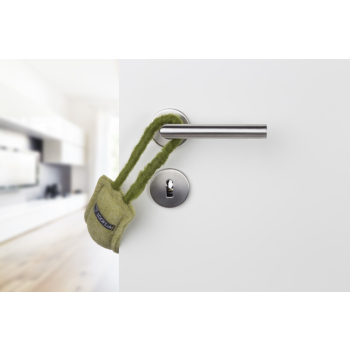 LOOFS-Design door jam protection doorstop door cord doorstop small light green