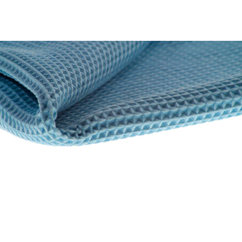 WamSter Microfibre waffle dry cloth, soft 320g/m2, 40x40 cm, blue