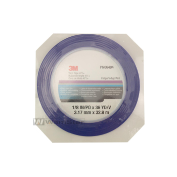 3M 06404 Konturenband blau 3,17mm Scotch 471 ( 3mm )