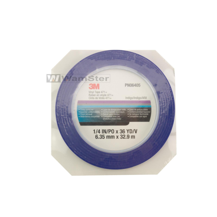 3M 06405 Konturenband blau 6,35mm Scotch 471 ( 6mm )