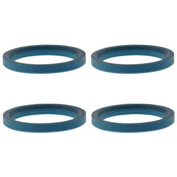 4 Zentrierringe 72,0 mm - 56,6 mm / T-System / Farbe - Hellblau