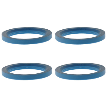 4 Zentrierringe 76,0 mm - 56,6 mm / T-System / Farbe - Hellblau