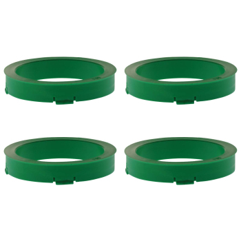 4 Zentrierringe 73,1 mm - 59,1 mm / S-System / Farbe - Grün