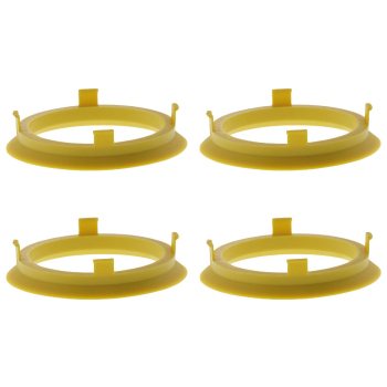 4 x Zentrierringe 70,1 mm x 60,1 mm gelb