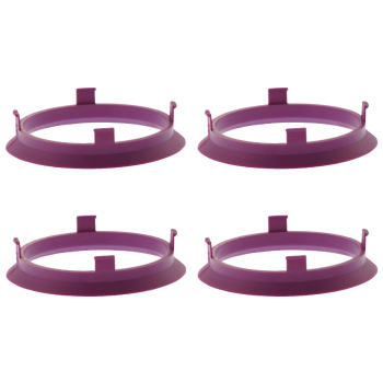 4 Zentrierringe 70,1mm - 65,1mm A-System violett