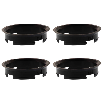 4 x Zentrierringe 63,4 mm x 60,1 mm schwarz