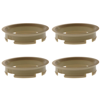 4 Zentrierringe 63,4mm - 56,6mm ZD-System beige