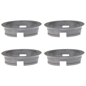 4 x Zentrierringe 63,4 mm x 54,1 mm silber