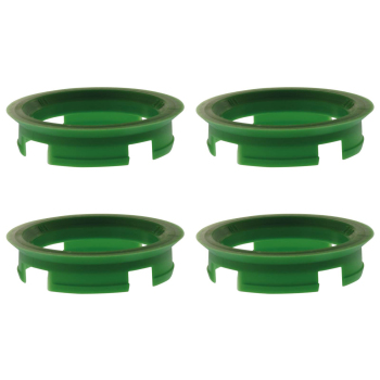 4 x Zentrierringe 63,4 mm x 52,1 mm grün