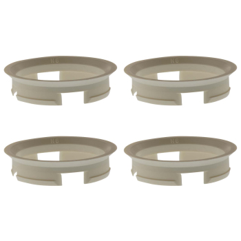 4 x Zentrierringe 63,4 mm x 58,1 mm weiß