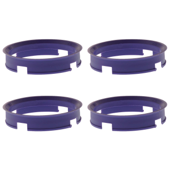 4 x Zentrierringe 72,6 mm x 66,1mm lila