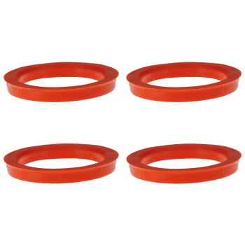 4 x Zentrierring 110,0 mm x 87,1 mm rot