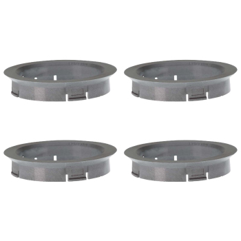 4 Zentrierringe 64,0 mm - 54,1 mm / R-System / Farbe - Silber
