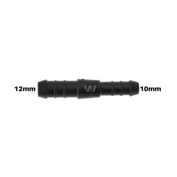 WamSter® | Schlauchverbinder Pipe Connector Reduziert 12mm 10mm Durchmesser