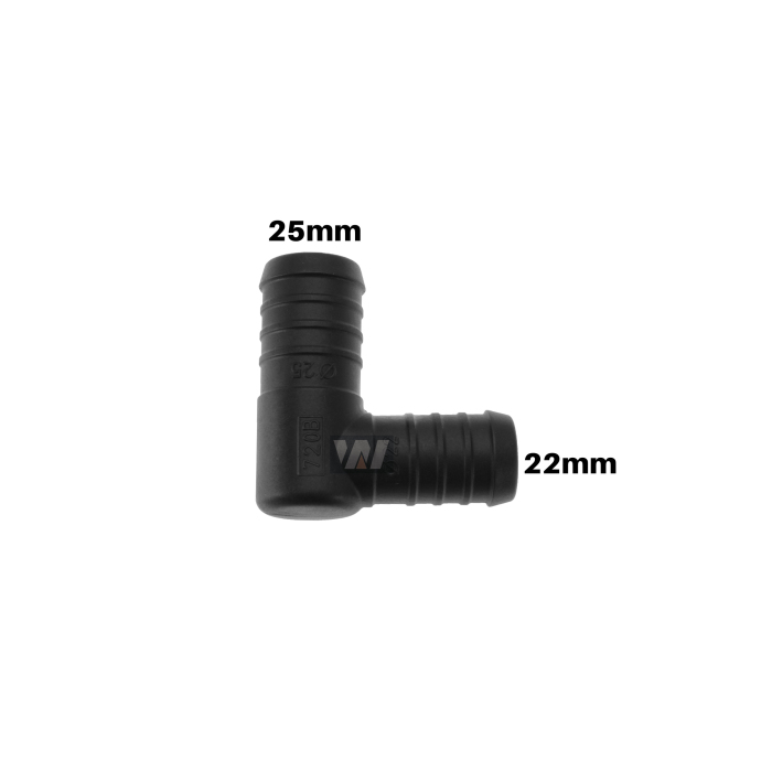 WamSter l elbow hose connector 90° piece Pipe Connector 25 mm 22mm diameter