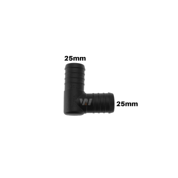 WamSter l elbow hose connector 90° piece Pipe Connector 25 mm 25mm diameter