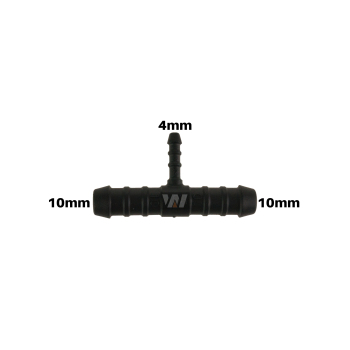 WamSter t hose connector t-piece Pipe Connector 10 mm 4 mm 10 mm diameter