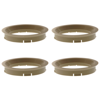 4 x Zentrierring 72,5 x 57,1mm beige