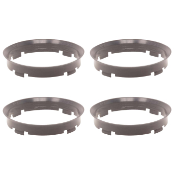 4 x Zentrierring 74,1 x 72,6 anthrazit