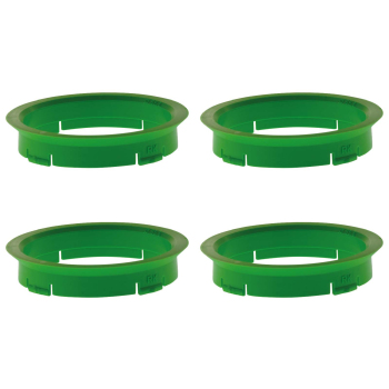 4 x Zentrierring 63,3 mm x 58,6 mm hellgrün