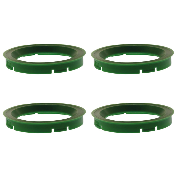 4 Zentrierringe 73,0mm - 52,1mm FZ-System grün